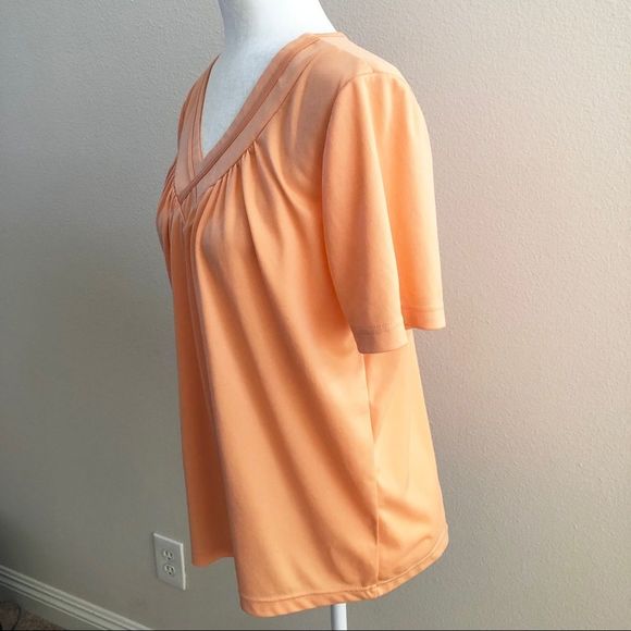 BLAIR light orange top - Picture 2 of 6